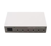 Bloc de Chargeur USB C 6 Ports, Plug and Play 100-240V 140W, écran LCD USB C (Prise UE)