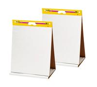 Bloc de chevalet de table portable super collant Post-it, idal pour les enseignants virtuels et les tudiants, 20 x 23 pouces, bloc de 20 feuill