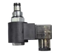 Bloc de Circuit d'huile normalement fermé DHF08-220 SV08-20 V2068, décharge de pression à 2 voies, cartouche filetée hydraulique, bobine d'électrovanne(DHF08-220 (AC24V))