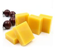 Bloc de cire d'abeille, 10 pièces, cire d'abeille carrée naturelle, cire de polissage pour meubles, artisanat du cuir, fournitures de couture et fabrication de bougies