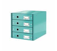 Module de classement Leitz Click&Store Wow 4 tiroirs vert menthe Vert G