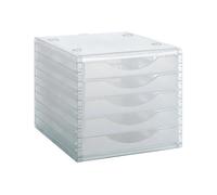 Bloc De Classement - Archivo 2000 - Archivotec Serie 4000 - 5 Tiroirs - A4 - Cristal