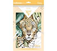Bloc de coloriage multi-techniques A4 Clairefontaine 20 feuilles Odelia Les animaux