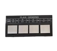 Bloc de comparaison de rugosité pour inspection de rugosité - Échantillon d'étalonnage en acier, plage Ra0,025-6,3 μm, 8 × 6 × 3 cm, pour CNC, tour, milli(longueur)