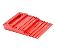 Bloc de configuration métrique - Jauge de hauteur en aluminium - Outil précis pour le travail du bois - Entretoises métriques - Travail du bois