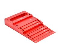 Bloc de configuration métrique - Jauge de hauteur - Outil de configuration en aluminium - Bloc de mesure précis pour le travail du bois - Entretoises de mesure de hauteur pour le travail du bois