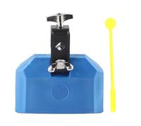 Bloc de confiture de percussions latines, bloc de percussions musicales, instrument de musique, cloche de vache, instrument de batterie (Blue)
