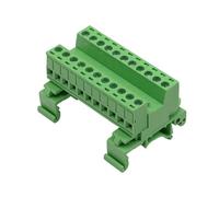 Bloc de connecteur à sur tige professionnel, option 2-24P avec pinces plaquées, longueur de dénudage de 5 à 8 mm, indice de 10 A, connecteur de bornes à tige DIN
