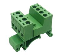 Bloc de connecteur à sur tige professionnel, option 2-24P avec pinces plaquées, longueur de dénudage de 5 à 8 mm, indice de 10 A, connecteur de bornes à tige DIN