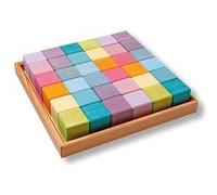 Bloc de construction carré pastel - GRIMM'S G