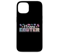 Bloc de Construction de Briques Happy Easter pour Enfants Coque pour iPhone 13