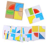 Bloc De Construction Éducatif En Bois, Puzzle Cube Montessori, Jouet D'Apprentissage, Cadeau Pour Enfants D'Âge Préscolaire, Garçons G