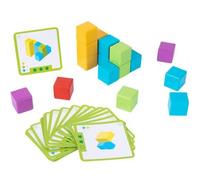 Bloc De Construction En Bois Pour Enfants, Jouet Tridimensionnel, Facile À Transporter, Jouet Pour Enfants, Pensée Logique, Mini Carte De Petite Taille, 1 Ensemble