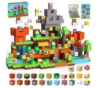 Bloc De Construction Magnétique -Construction Magnetique NABAN -Magnetic Building Blocks-150 Pièces -Cadeau pour Les Enfants 3 ans+