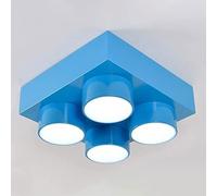 Bloc de construction Plafonnier de salle de jeux, luminaire métallique à encastrer pour enfants, plafonnier créatif moderne, éclairage suspendu pour chambre d'enfant, chambre d'enfant, jardin d'enfant