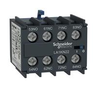 Schneider Electric TeSys CA Bloc de contacts auxiliaires LA1KN22 2 NF + 2 NO bornes à vis-étriers