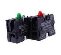 Bloc de Contact série XB2, accessoire 10A argent/laiton, interrupteur à bouton-poussoir, 10 pièces, ZB2BE102C (NC) ZB2-BE101C (NO)(NC 10PCS)