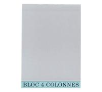 Bloc de contrôle comptable 4 colonnes Exacompta 5704E