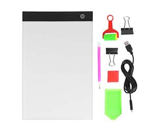 Bloc de copie LED A4 pour peinture diamant, panneau lumineux à gradation continue, boîte à lumière 100 240 V pour dessin, traçage, artisanat d'art avec fonction de mémoire, cadre