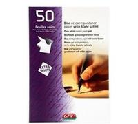 Bloc De Correspondance 50 Feuilles Unies - A4 - 90g - Gpv