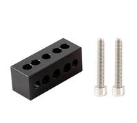 Bloc de coussin en alliage d'aluminium pour télescope astronomique, anneau de guidage soutenant le levage horizontal et réduisant les vibrations pour une imagerie claire (50 mm, noir)