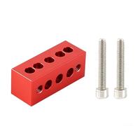Bloc de coussin en alliage d'aluminium pour télescope astronomique guidant l'anneau, support de réduction des vibrations pour supports équatoriaux et trépieds, 36 mm/50 mm (50 mm, rouge)