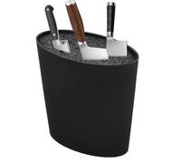 Bloc de couteau 6 x 8 pouces Hauteau de couteau en forme ovale avec trous drainage Rouille/organisateur rack cuisine résistant à la corrosion pour couteaux couteaux en céra
