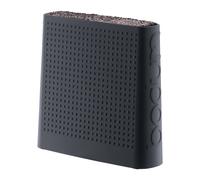 Bloc de couteau universel noir avec insert en brosse Bodum