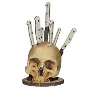 Bloc de couteaux en forme de crâne, support de couteau de crâne, décoration de cuisine, bloc de couteau, bloc de couteau, bloc de couteaux Chefnife, compteur de cuisine unique