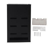 Bloc de couteaux mural en aluminium, support mural à suspendre, porte-couteaux polyvalent, support de fente pour organisateur de cuisine, solution de stockage durable