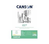 Canson-Infinity - Bloc croquis 1557 A4 50 feuilles 120 g/m² blanc