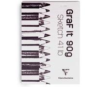 Clairefontaine Bloc de croquis Graf It A5 80 pages microperforées 90 g