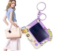 Bloc de croquis, petit tableau de griffonnage, petite tablette à thème de dessin animé avec porte-clés, clip porte-clés pour sac à dos de voyage pour, croquis effaçable et