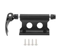 Bloc de Cycle à dégagement Rapide pour Support de Fourche de vélo, Clip Fixe de Fourche Avant en Alliage d'aluminium, Porte-Bagages avec Fente de Trou de Fixation à vis, (Noire)