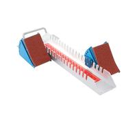 Bloc de démarrage multifonction, rail de sprinter réglable à 6 angles, blocs de démarrage en aluminium pour piste en plastique, rail de cinder, compétitions d'athlétisme