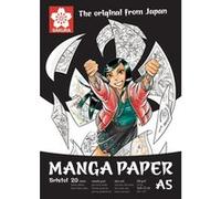 Sakura Bloc de dessin A5 Manga – 20 feuilles, 250 g, grain lisse – Multicolore G