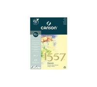 Canson-Infinity Bloc de dessin 1557 A4 30 feuilles 180 g collées sur 1 côté