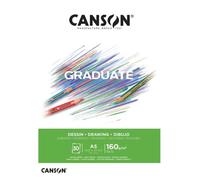 Bloc de dessin - CANSON - Graduate - A5 - 160 g - 30 feuilles