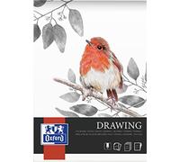 Bloc de dessin de 25 feuilles, 200g, collé sur le côté long