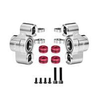 Bloc de direction avant en alliage d'aluminium 7075 (roulements extérieurs plus grands) pour Arrma 1/8 Kraton 6S EXB Notorious 6S V6 - Argent