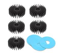 Bloc de dissipation thermique circulaire de 36 mm avec bande conductrice thermique - Bloc thermique en aluminium efficace avec coussinet thermique