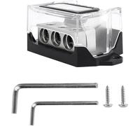 Bloc De Distribution 12v Portable | Bloc De Distribution avec Clé, Terminaux Batterie Et Extrémités, Fusible Remplacement Automobile, Accessoire Audio Voiture Bateau