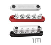 Bloc de distribution 'alimentation -Terminal Block Set | Bar de bus avec couvercle | Automotive Terminal Studs | Bornes de jonction de batterie de distribution