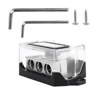 Bloc De Distribution d'alimentation, Distributeur De Sol Portable 12V Comprend Une Clé, Séparateur De Blocs, des Accessoires Audio Voiture, Un Amplificateur Stéréo pour Un Séparateur Amplificateur