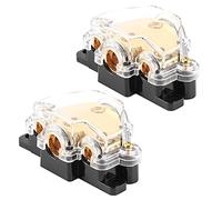 Bloc de Distribution D'alimentation en Laiton, Répartiteur de Câble de Terre 3 Voies, Installation Facile pour Amplificateur