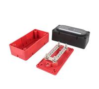 Bloc de distribution de courant pour rail de collecte de courant 300 A avec boulons de raccordement M6, base en nylon et fibre de verre, DC 48 V 300 A, pour voiture-camion, Default