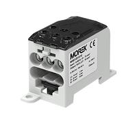 Bloc de distribution de cuivre 200 A AL 160 a 1p sur TH35 ojl 200 A mab1201s10 Morek 4443