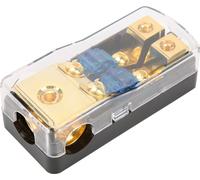 Bloc de distribution de puissance,Répartiteur audio de voiture,Bloc de distribution de masse en cuivre,Porte-fusibles audio stéréo de voiture,Bloc de distribution de puissance,Bloc de distribution de