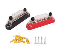 Bloc de distribution d'énergie à 6 poteaux, bloc de fusibles à 6 voies, bloc de distribution de borne de batterie, porte-fusible de circuit pour automobile, audio de voiture,