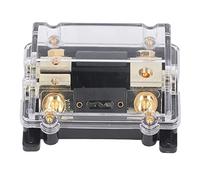 Bloc de distribution d'énergie fusionné, porte-fusible ANL pour audio de voiture, bloc de distribution d'alimentation en alliage de zinc plaqué or 0GA en 4GA, bloc de distribution